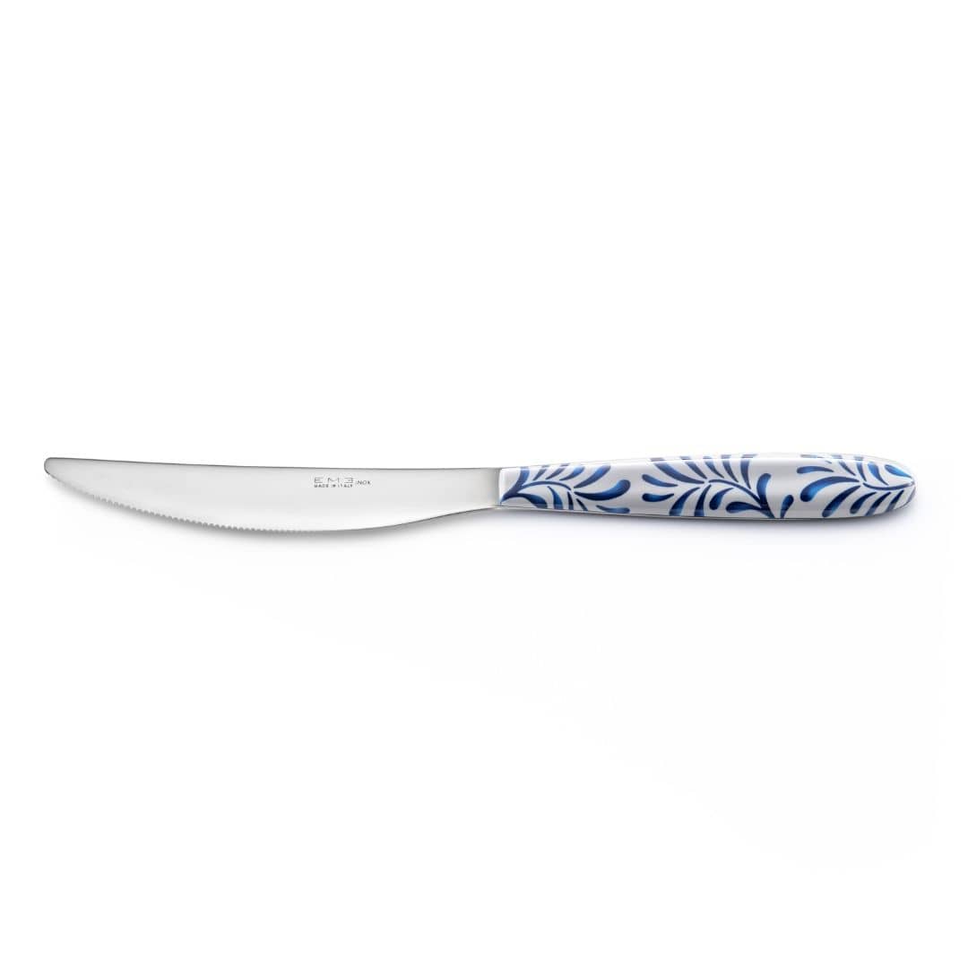 Coltello tavola vero mediterraneo bianco