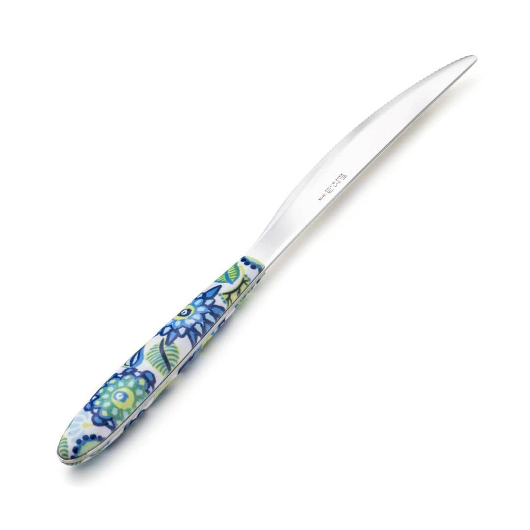 Coltello tavola vero tropical blu
