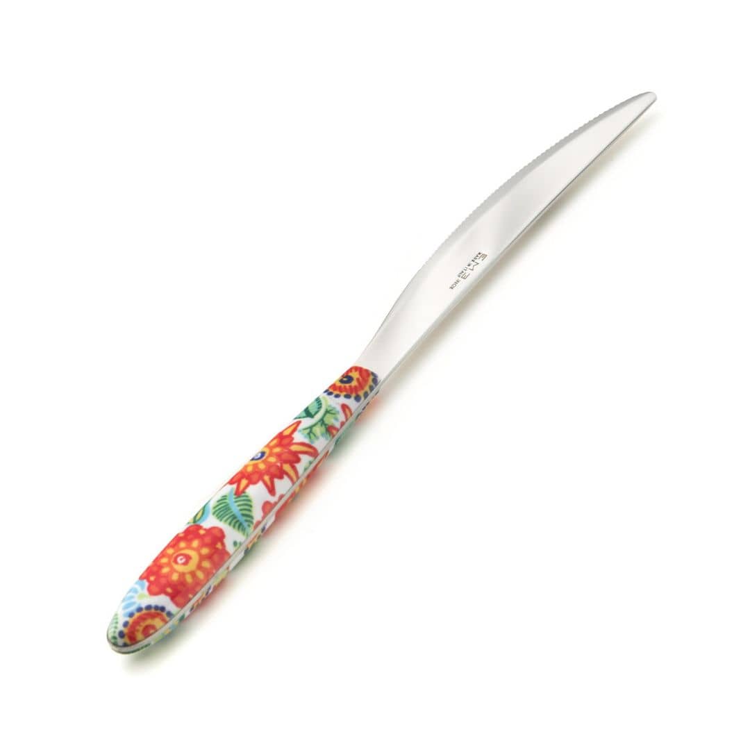 Coltello tavola vero tropical rosso