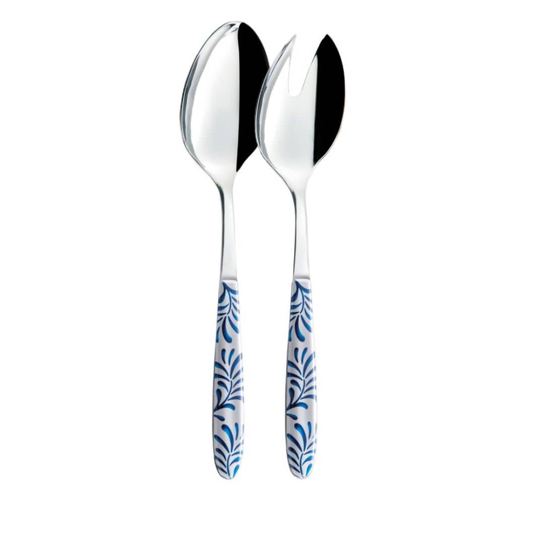 Coppia insalata vero mediterraneo bianco