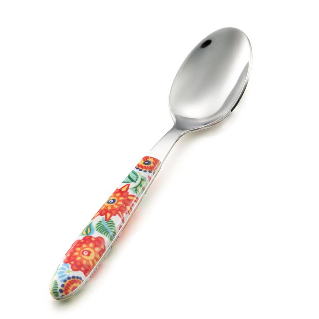 Cucchiaio tavola vero tropical rosso