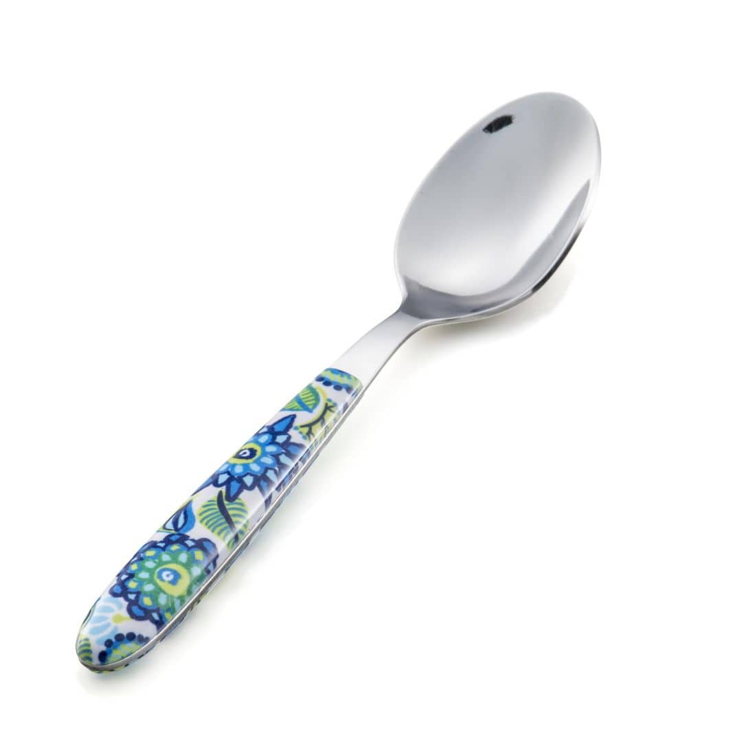 Cucchiaio tavola vero tropical blu
